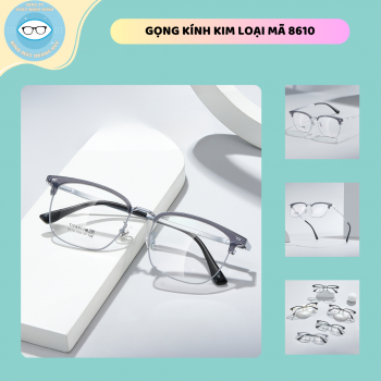 Gọng nhựa kim loại mã 8610